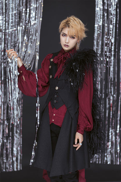 Immortal Thorn Light in the Dark Ouji Lolita Vest Black