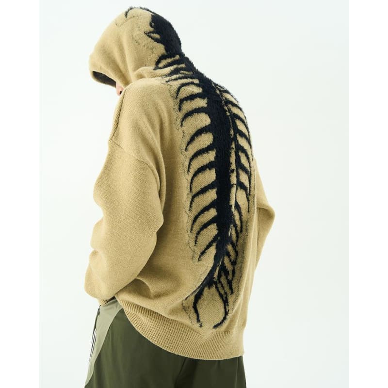 Centipede Knit Hoodie - Hoodie