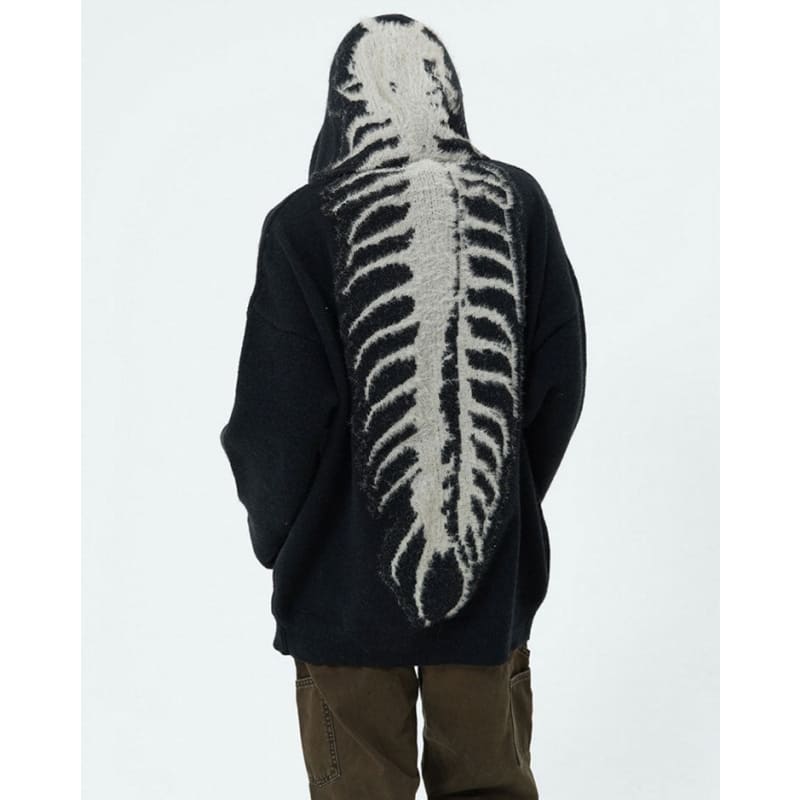 Centipede Knit Hoodie - Hoodie