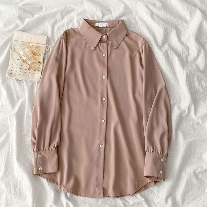 Casual Loose Lapel Shirt