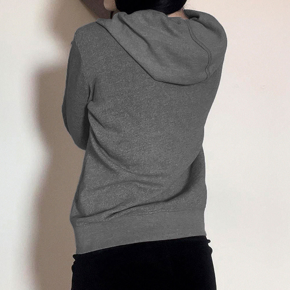 chain skeleton print grunge hoodie boogzel clothing