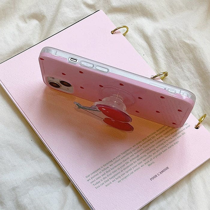 Cherry Heart Phone Case - IPhone Case