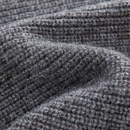 Cross Pure Color Chic Sweater Set Slip Irregular Dress