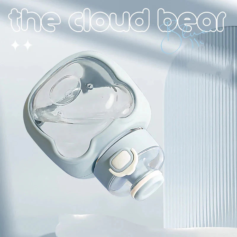 Cloud Bear Cute Plastic Water Bottle