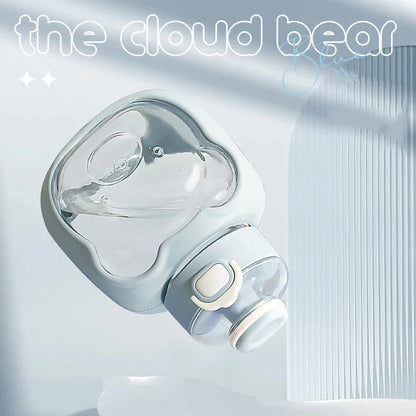 Cloud Bear Cute Plastic Water Bottle