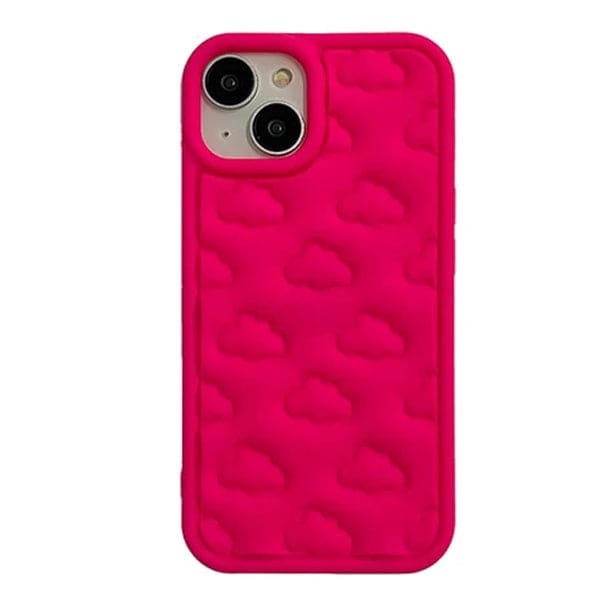 Clouds Puffer Phone Case - iPhone 11 / Pink - IPhone Case