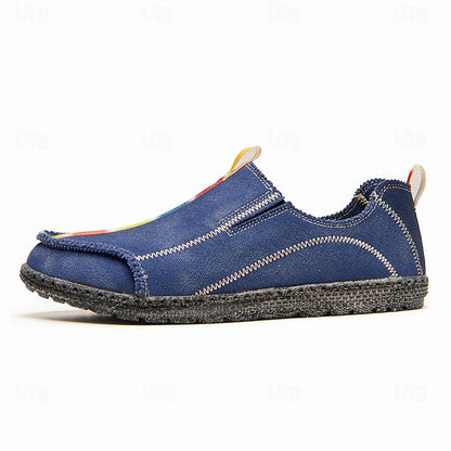Men's Eco-Friendly Slip-On Canvas Shoes - Sustainable