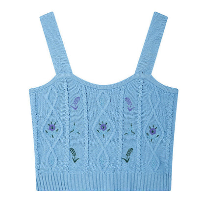 Floral Knit Tank Top