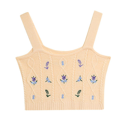 Floral Knit Tank Top