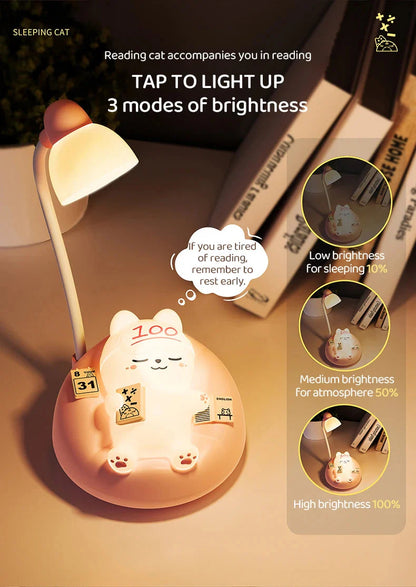 Cute Cat Bedside Night Light