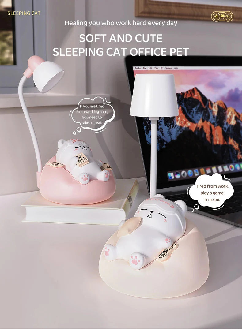 Cute Cat Bedside Night Light