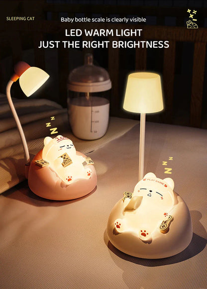 Cute Cat Bedside Night Light