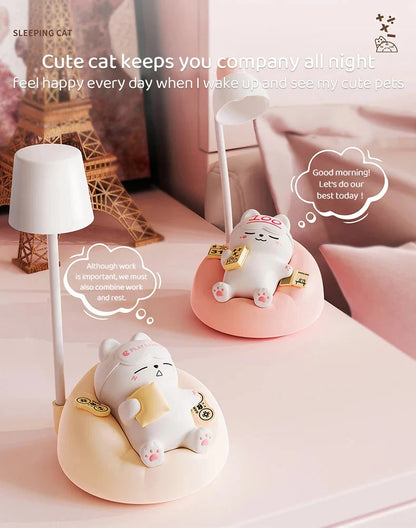 Cute Cat Bedside Night Light
