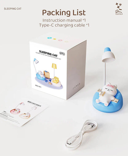Cute Cat Bedside Night Light