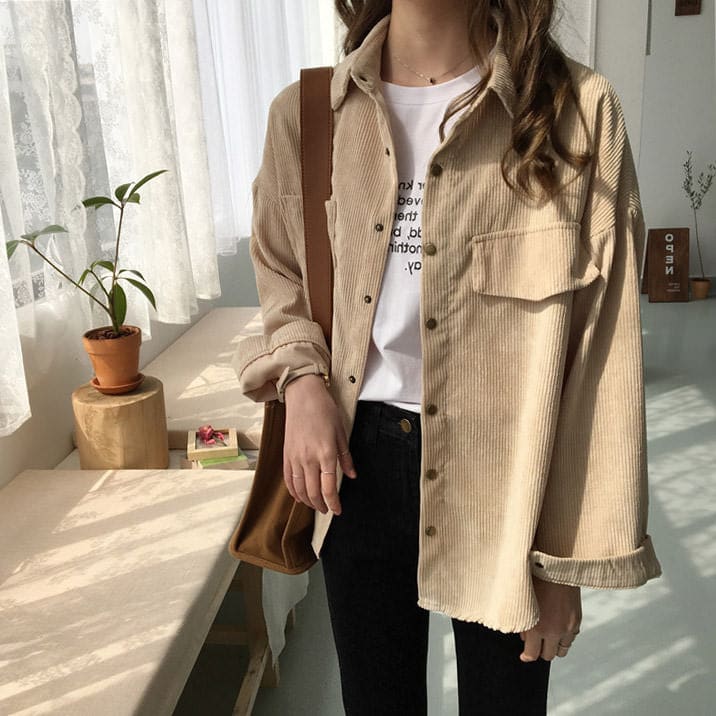 Cute Cord Shirt - Jackets