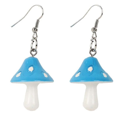 Cute Mushroom Earrings - earrings