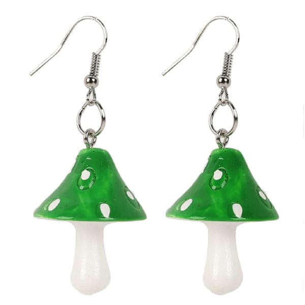 Cute Mushroom Earrings - earrings