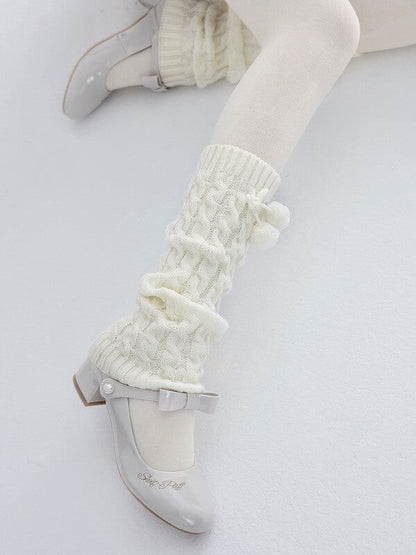 Collants blancs doux et doux Lolita