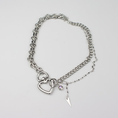 Y2K Heart Chain Necklace SP19537