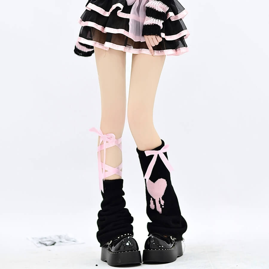 Pink Straps Leg Warmer