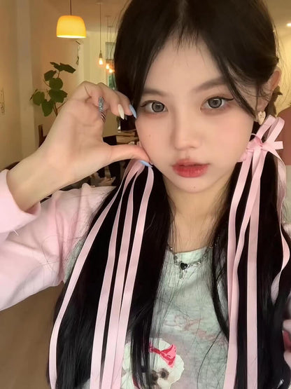 Pince à cheveux en ruban doux