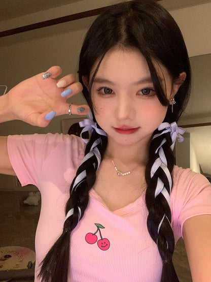 Pince à cheveux en ruban doux