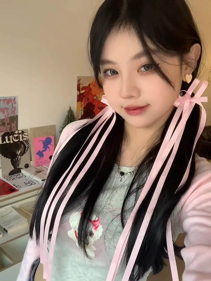 Pince à cheveux en ruban doux