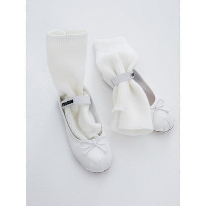 Jambières d'hiver douces en tricot