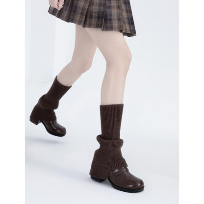 Jambières d'hiver douces en tricot