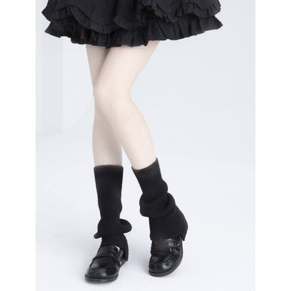 Jambières d'hiver douces en tricot