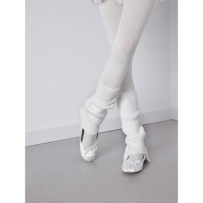 Jambières d'hiver douces en tricot