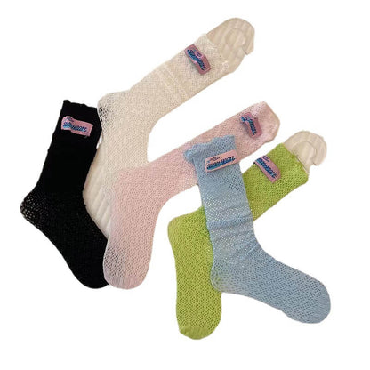 Bas creux en dentelle