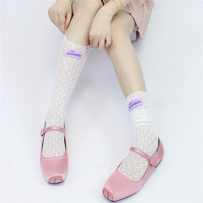 Bas creux en dentelle