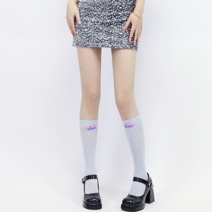 Bas creux en dentelle