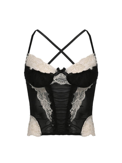 Kokettes Vintage-Spitzen-Camisole