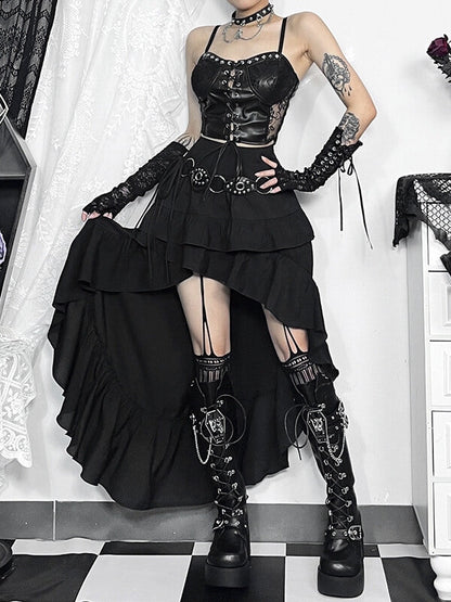 cutiekill-darkness-alt-irregular-skirt-ah0614