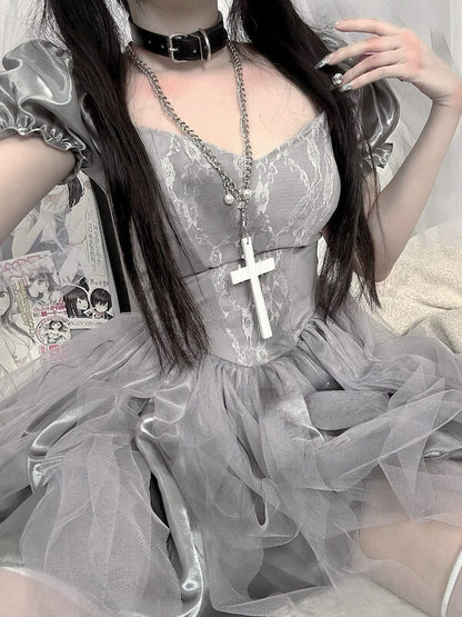 Ghostly Bride Gothic Lolita Cosplay Dress