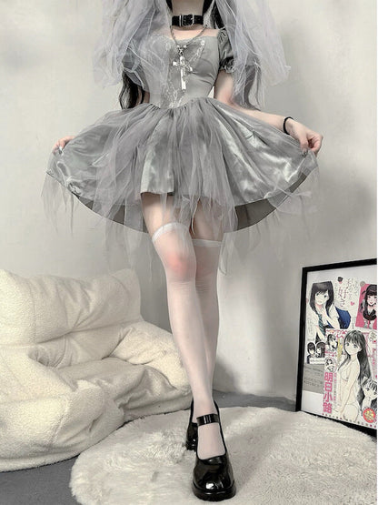 Ghostly Bride Gothic Lolita Cosplay Dress