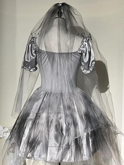 Ghostly Bride Gothic Lolita Cosplay Dress