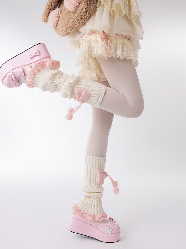 Lolita Bow Leg Warmers