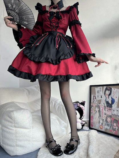 cutiekill-gothic-devil-lolita-maid-dress-ah0686