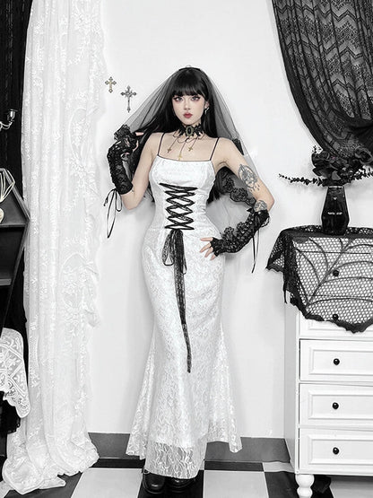 cutiekill-gothic-white-lace-fishtail-dress-ah0659