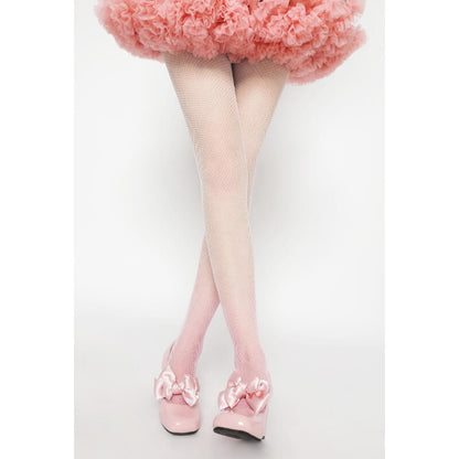 Süße Netzstrumpfhose mit Farbverlauf