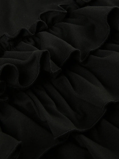 Minirock mit rosa Schleifen