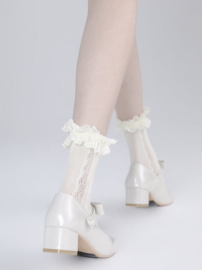Kawaii Lolita Herzen Socken