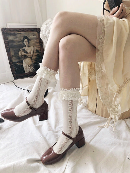 Kawaii Lolita Herzen Socken