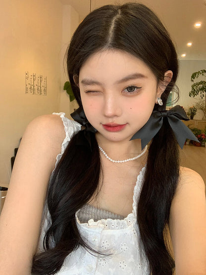 Pinces à cheveux en forme de nœud de princesse Kawaii