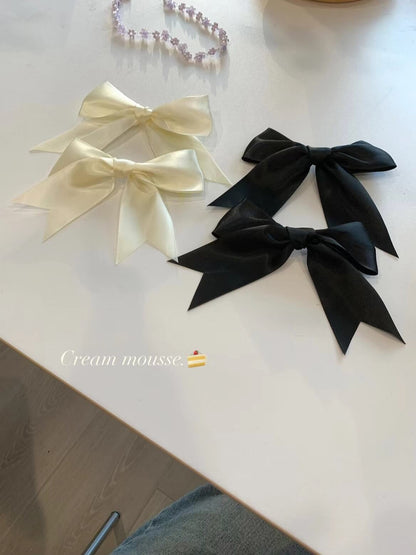 Pinces à cheveux en forme de nœud de princesse Kawaii