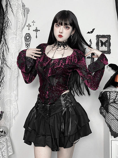 cutiekill-ruffled-gothic-beads-top-ah0755