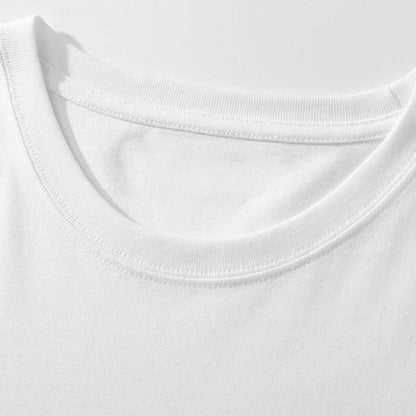 Letter Print Flowers Casual Set T-Shirt Pants